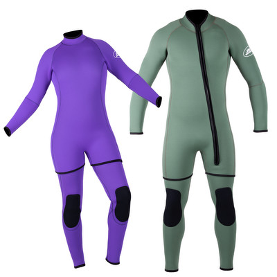 JMJ Wetsuits Farmer John & Step in Jacket Combo