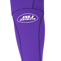 Detail view of the JMJ logo on an amethyst Farmer Jane