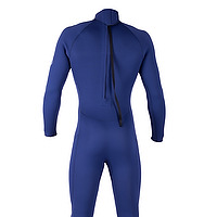 Back view of a male navy JMJ Surf Fullsuit