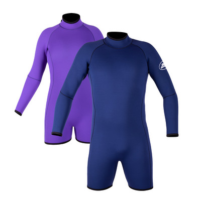 JMJ Wetsuits Long Sleeve Springsuit - Glued & Blindstitched